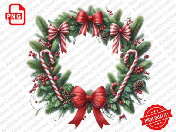 Download Christmas Garland Clipart, Horizontal - Clipart Collection