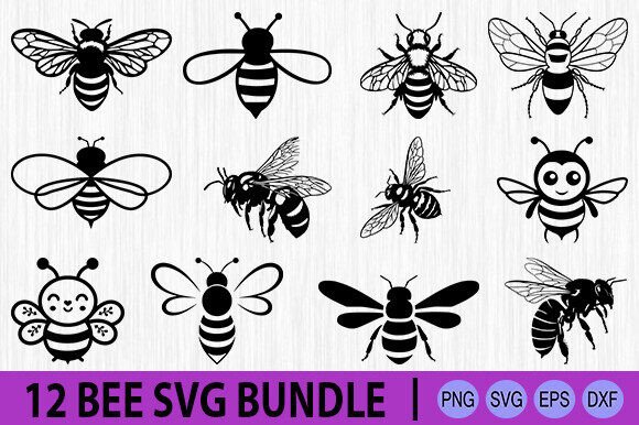 Download Bee Svg, Honey Bee Svg, Bumble Bee Svg - Bee svg Collection