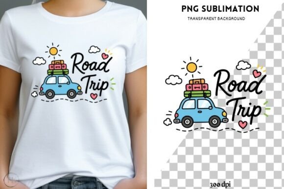 Download Road Trip PNG | Cute Travel Car Clipart - Clipart Collection