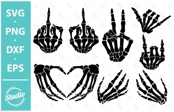 Download Skeleton Hands Svg, Skull Skeleton Hand - Skull Collection
