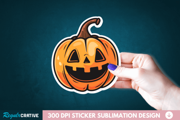 Download Cute Halloween Pumpkin Stickers Clipart - Clipart Collection
