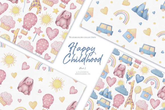 Download Happy Childhood. Cliparts &amp; Patterns.PNG - Clipart Collection