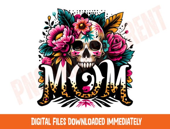 Download Mom Skull PNG, Mama Leopard Skull Png - Skull Collection