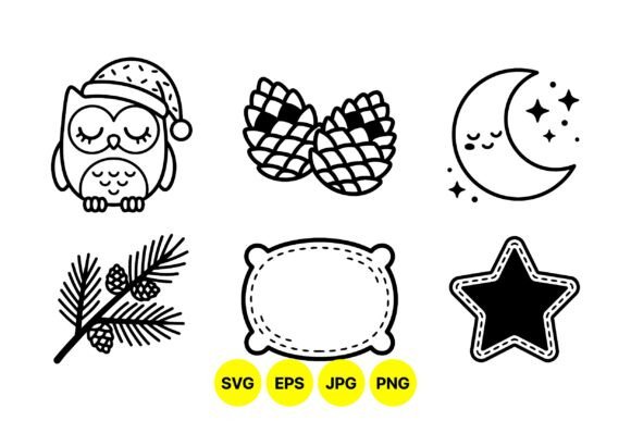 Download Cute Winter Holiday Clipart Set - Clipart Collection