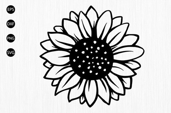 Download Sunflower SVG, Sunflower with Bee SVG - Bee svg Collection