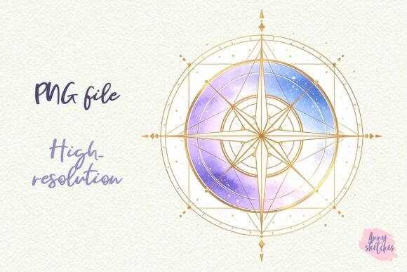 Download Masonic Compass Sacred Geometry Clipart - Clipart Collection