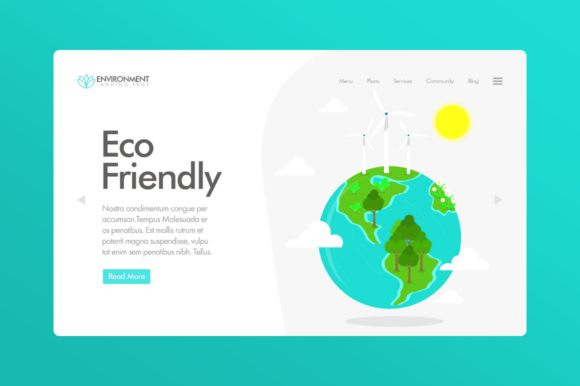 Download Website Illustration - Eco Friendly - Premium Resources