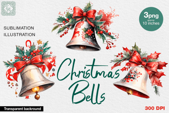 Download Christmas Bells Clipart. 3 PNG - Clipart Collection
