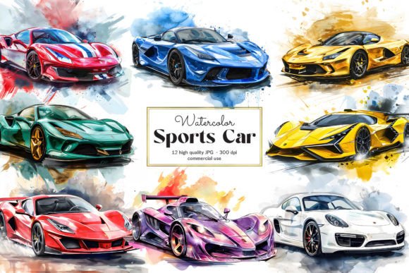 Download Sports Racing Car Clipart Pack - Clipart Collection
