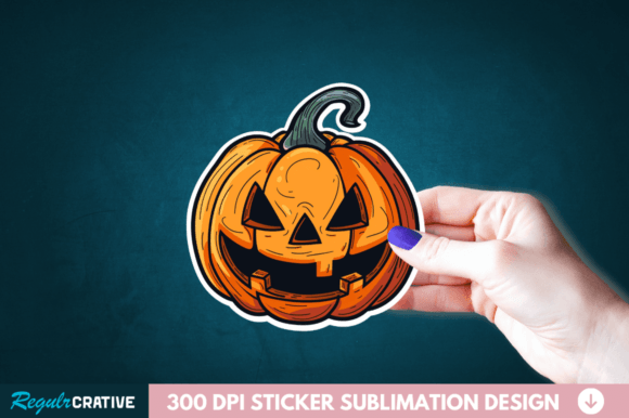 Download Cute Halloween Pumpkin Stickers Clipart - Clipart Collection
