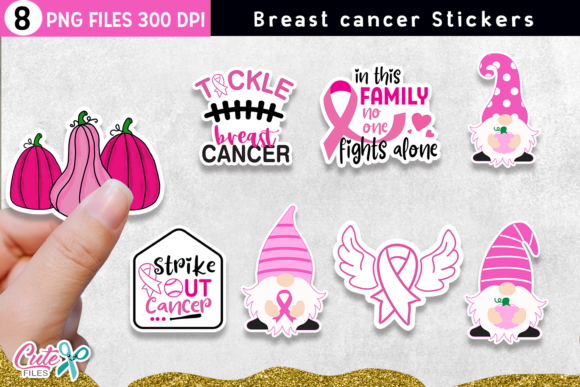 Download Breast Cancer Print and Cut Stickers - Print and cut stickers Collection