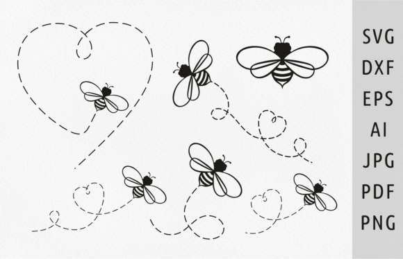Download Honey Bee SVG Flying Bee Path Bumble Bee - Bee svg Collection