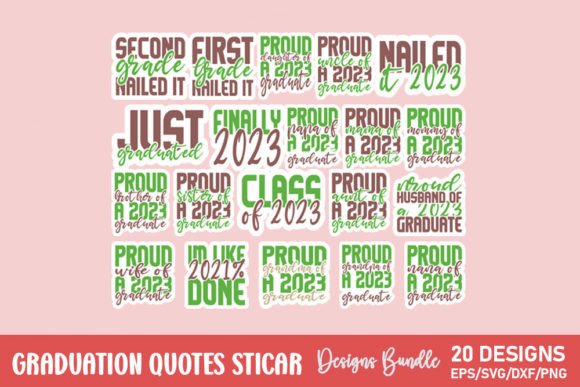Download Graduation Quotes Sticker Bundle - Premium Bundle