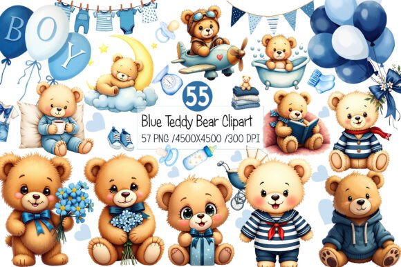 Download Teddy Bear Baby Shower Clipart - Clipart Collection